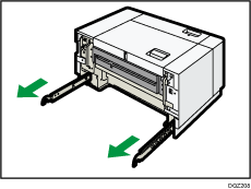 大量給紙トレイ（LCT）のイラスト