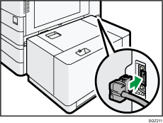 大量給紙トレイ（LCT）のイラスト