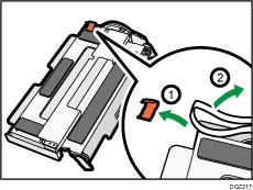 長尺トレイのイラスト