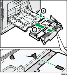 長尺トレイのイラスト
