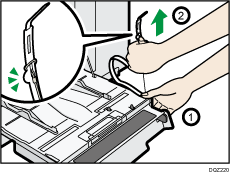 長尺トレイのイラスト