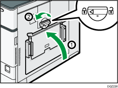 ロックプレートのイラスト