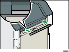 1000枚中とじフィニッシャーのイラスト