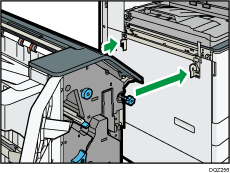 1000枚中とじフィニッシャーのイラスト
