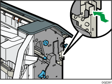 1000枚中とじフィニッシャーのイラスト