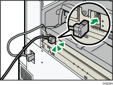 紙折り中継ユニットのイラスト 説明番号つき