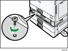 給紙トレイのイラスト