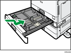 給紙トレイのイラスト