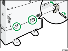本体背面のイラスト