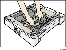 給紙トレイのイラスト