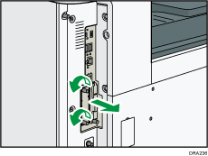 本体背面のイラスト