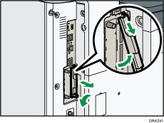 本体背面のイラスト