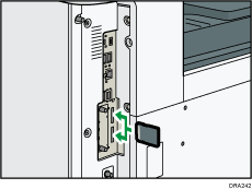本体背面のイラスト