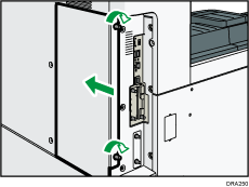 本体背面のイラスト