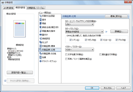 ドライバー画面のイラスト