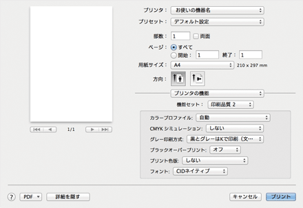 ドライバー画面のイラスト