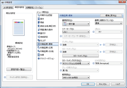 ドライバー画面のイラスト