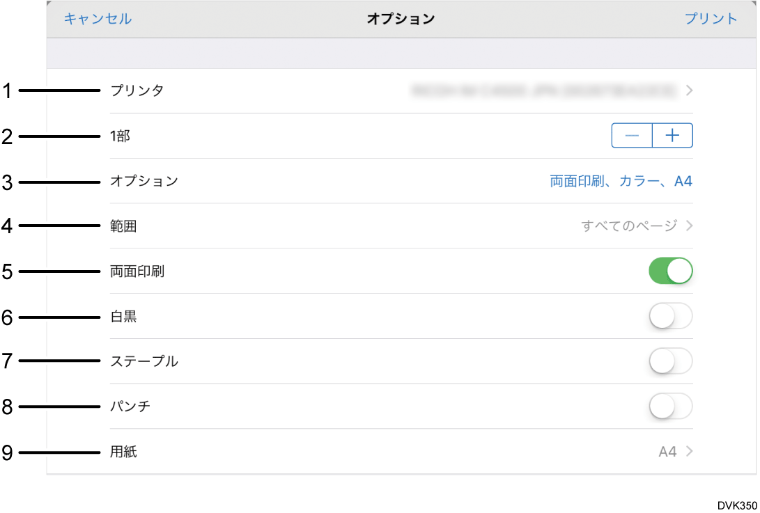 OS画面のイラスト 説明番号つき