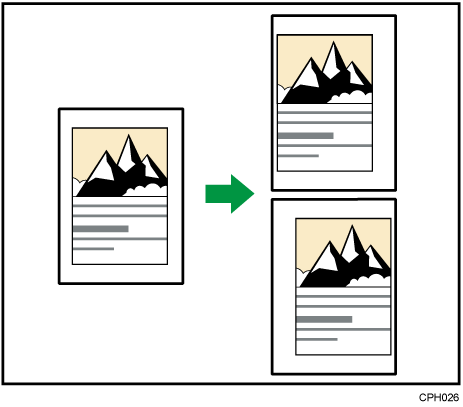 印刷位置調整のイメージイラスト