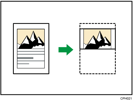 部分コピーのイメージイラスト