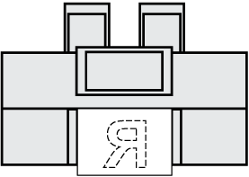原稿テーブルへのセット方向のイメージイラスト