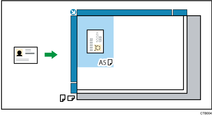 IDカードコピーのイメージイラスト