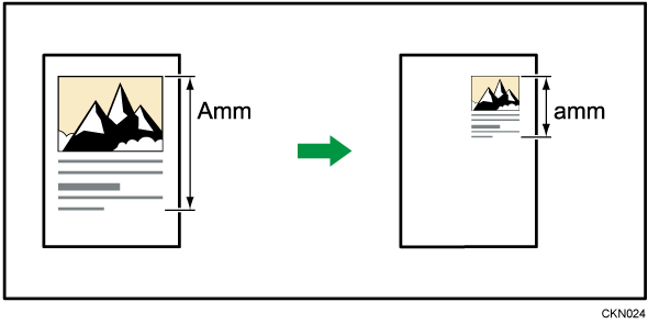 寸法変倍のイメージイラスト