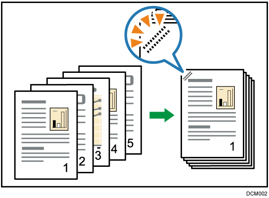 ステープルのイメージイラスト