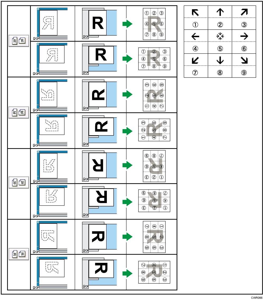 印字のイメージイラスト
