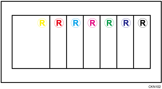 印字色のイメージイラスト