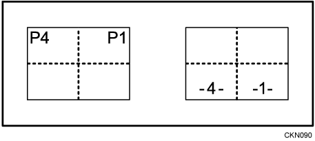 ページ印字のイメージイラスト