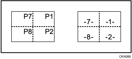 ページ印字のイメージイラスト