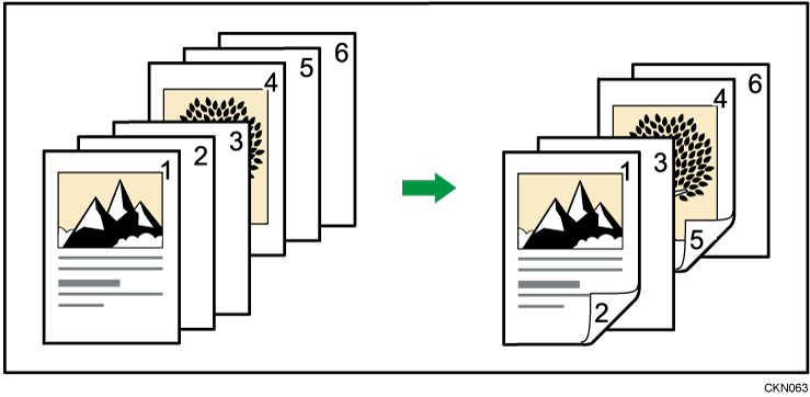 章分けのイメージイラスト