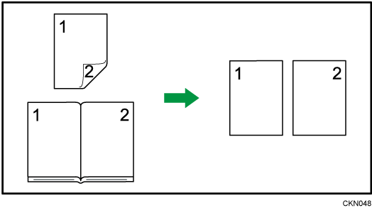 分割のイメージイラスト