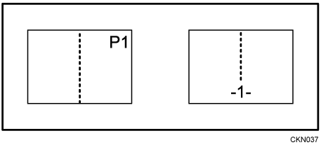 ページ印字のイメージイラスト