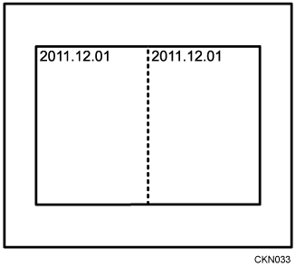 日付印字のイメージイラスト