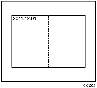 日付印字のイメージイラスト