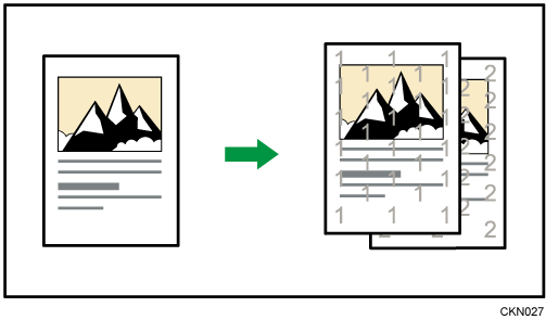 機密管理ナンバリングのイメージイラスト