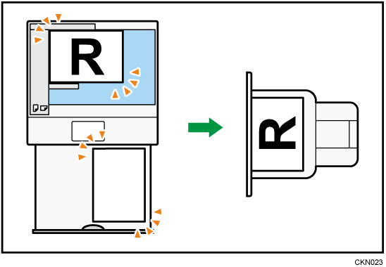 回転コピーのイメージイラスト