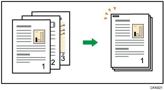 ステープルのイメージイラスト