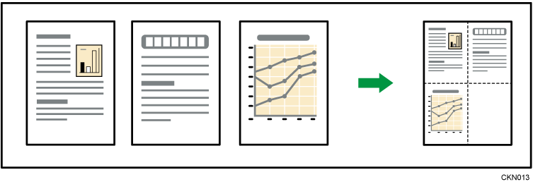 集約のイメージイラスト
