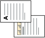 原稿セット方向のイメージイラスト