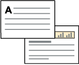 原稿セット方向のイメージイラスト