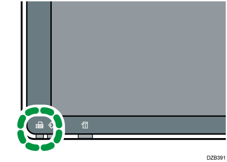 ファクスランプのイラスト