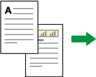 両面印刷のイメージイラスト