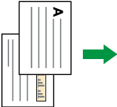 両面印刷のイメージイラスト