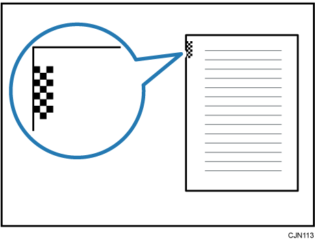 しおり印字機能のイメージイラスト