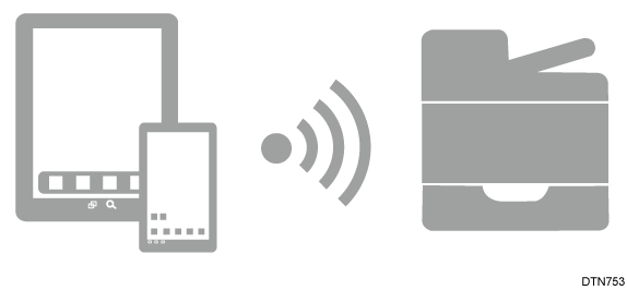 Mopriaプリントサービスのイメージイラスト