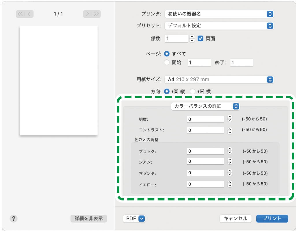 ドライバー画面のイラスト