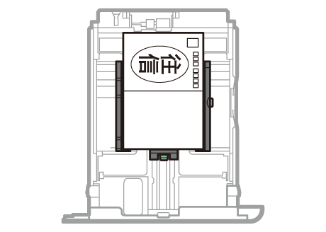 はがきの向きのイメージイラスト